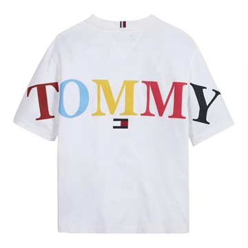 Tommy Hilfiger Boys Tee Bold Logo 08218 White